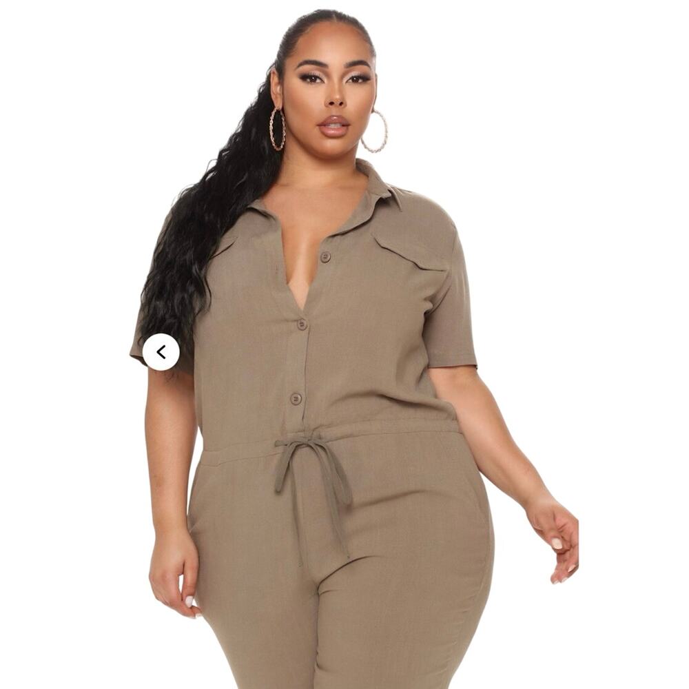 Olive Jumpsuit - Picture 4 of 9